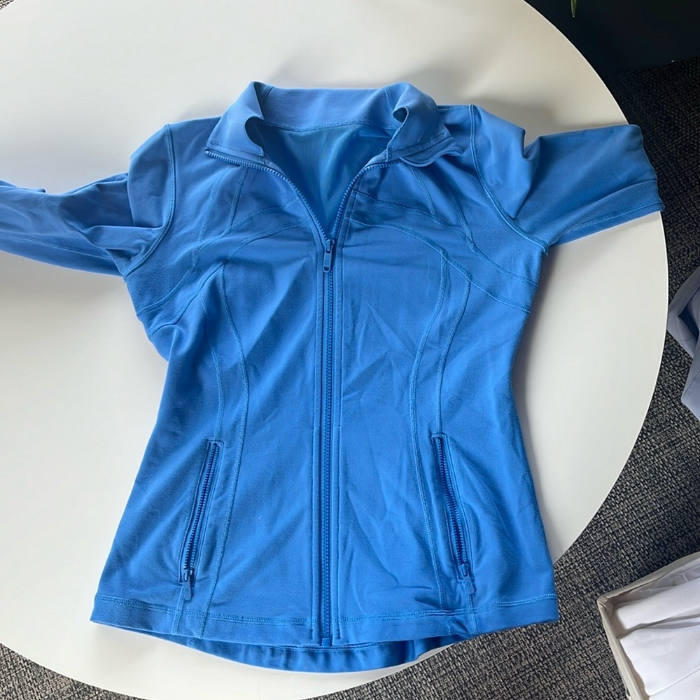 Sky blue size 8, tight fit
